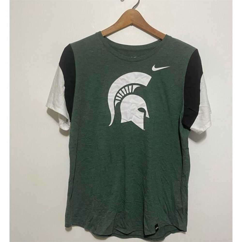 Nike Women's Michigan State Spartans Green Dri-Fit T-Shirt XL